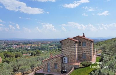 Maison de campagne à vendre Cortona, Toscane, RIF 2986 Rustico und Panoramablick