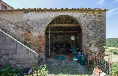 Ferme à vendre Asciano, Toscane, RIF 2982 Blick auf NG