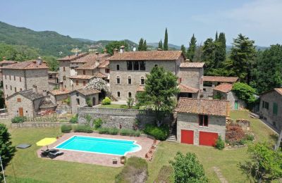 Landhuis te koop Caprese Michelangelo, Toscane, Dronefoto