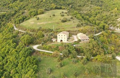 Landelijk huis te koop 06019 Pierantonio, Umbria, Dronefoto