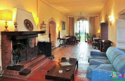 Villa historique à vendre Latium, Salle de séjour