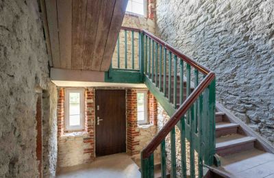 Villa historique à vendre Piaski, Wolności 19, Łódź, Escalier