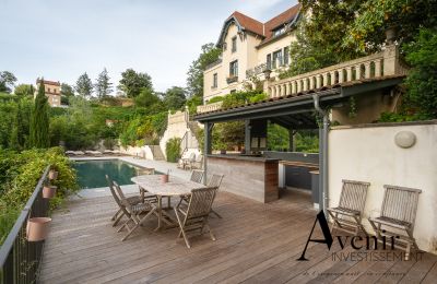 Historische villa te koop Lyon, Auvergne-Rhône-Alpes, Terras