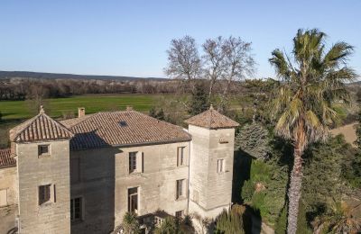 Manoir à vendre Uzès, Occitanie, Photo Drone