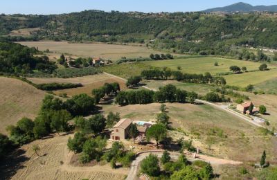 Maison de campagne à vendre Montescudaio, Toscane, RIF 2185 Vogelperspektive