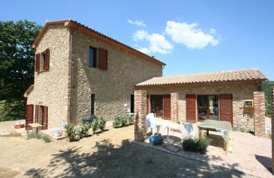 Maison de campagne à vendre Montescudaio, Toscane, RIF 2185  Rustico und Terrasse