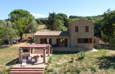 Maison de campagne à vendre Montescudaio, Toscane, RIF 2185 Blick auf Rustico