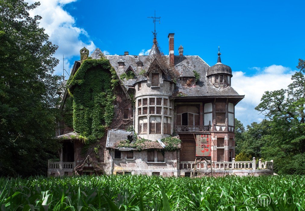 Verschwundenes Landgut in Belgien, België