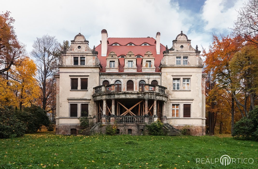 Villa im Schlosspark Czettritzów/Waldenburg, Wałbrzych