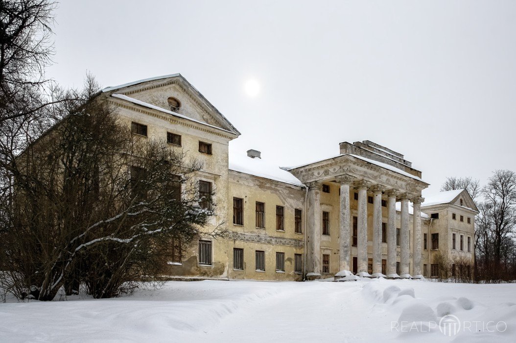 Stattlicher, klassizistischer Bau: Herrenhaus in Riisipere (Riesenberg), Riisipere