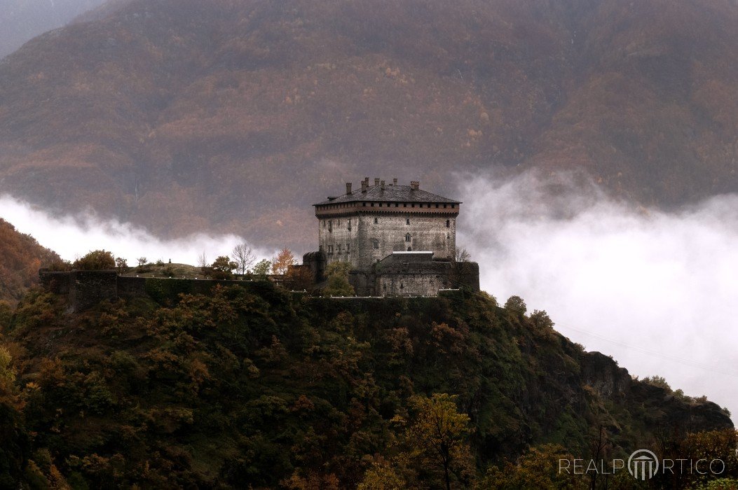 Aostatal: Burg in Verrès (Castello di Verrès), Italie