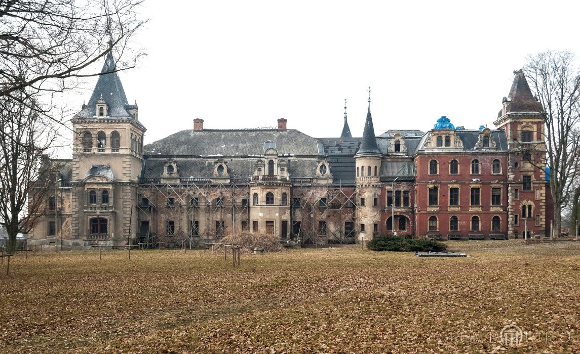 Schloss in Krowiarki, Schlesien, Krowiarki